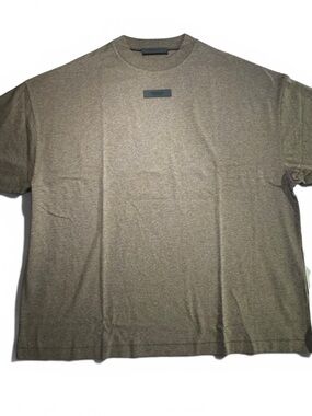 Fear of God Essentials Heather Wood Oversized T-Shirt Men's Size Large New